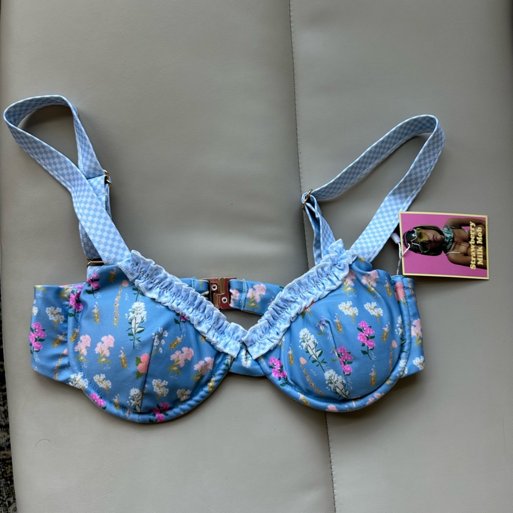 Strawberry Milk Mob Bikini Top